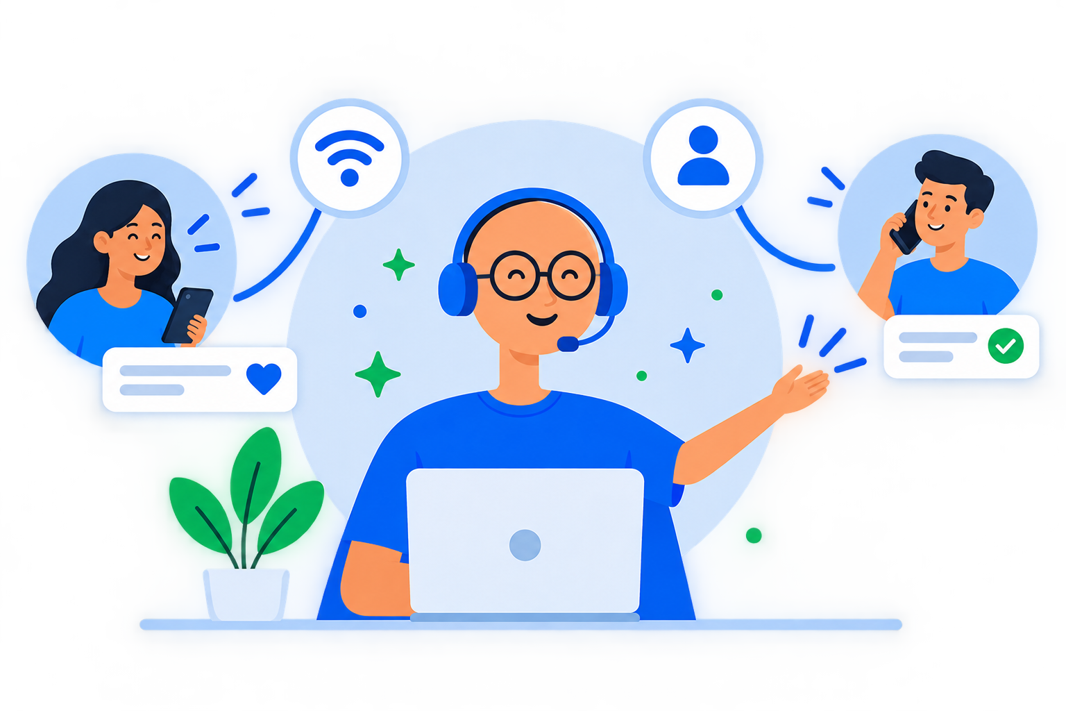 Illustration Fonctionnalités Réseau